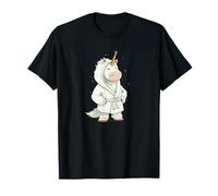 Peignoir de Bain Amusant Licorne matinale T-Shirt