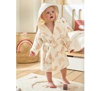 VERTBAUDET Peignoir de bain bébé en coton bio* HAPPY SKY beige imprimé 18M(81CM)