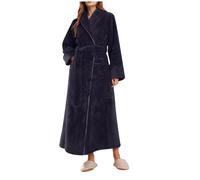 Peignoir de Bain Douillet pour Femme, Peignoir Long et Ultra Doux en Fausse Fourrure pour l'hiver