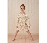 Peignoir de bain enfant personnalisable Petite Licorne, avec coton recyclé blanc imprimé 14A