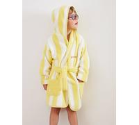 VERTBAUDET Peignoir de bain Enfant rayures TRANSAT, avec coton recyclé rayé jaune 14A