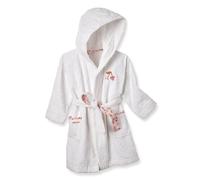 Peignoir de bain escapade kawaii coton blanc 6/8A