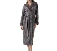 Peignoir de Bain pour Femme, Super Doux, avec Ceinture, Confortable, en Fourrure, pour l'hiver