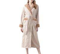 Peignoir de Bain pour Femme, Super Doux, avec Ceinture, Confortable, en Fourrure, pour l'hiver