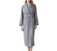 Peignoir de Bain pour Femme, Super Doux, avec Ceinture, Confortable, en Fourrure, pour l'hiver
