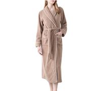 Peignoir de Bain pour Femme, Super Doux, avec Ceinture, Confortable, en Fourrure, pour l'hiver
