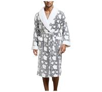Peignoir de bain pour Homme Kimono Japonais Léger et Gaufré Vintage Chemises nuit Robes du Matin Longues Doux la peau sauna, douche plage