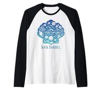 Peignoir de Plage Minimaliste Shell Line Art San Isabel Manche Raglan
