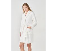 Peignoir effet velours - Nadina - M - Ecru - Femme - Etam