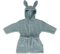 Peignoir enfant en coton bleu 12/24M(74/86)