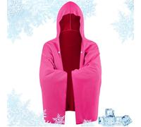 Peignoir en tissu éponge - Capuche pour le surf et la natation | Poncho à capuche - Serviettes à capuche pour adultes, protection UV 140 x 60 cm, cape fraîche à séchage rapide pour sport, parc