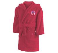 Peignoir enfant à capuche 100% coton, miraculous ladybug sparkle rouge 6/8A