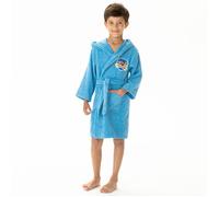 Peignoir enfant à capuche 100% coton - PAT PATROUILLE TEAM - Bleu - 6/8 ans