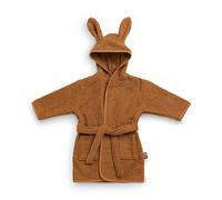 Peignoir enfant en coton caramel 3/4A