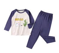 Peignoir Enfant Ensemble de Vêtements Longs pour Enfants, Sous-vêtements Chauds pour Garçons, Filles Vêtements de Maison Pyjama Femme M, lilas, 7-8 ans