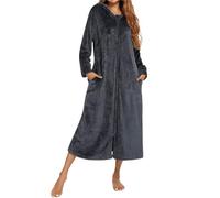 Peignoir Femme Grande Taille Robe De Chambre Femme Polaire Longue Pijamas Femme Hiver Confortable Casual Maison Peignoir À Capuche En Flanelle Court/long 2024 Automne Hiver Vêtements De Nuit Unisexe