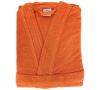 Peignoir kimono adulte PURE coton S orange butane