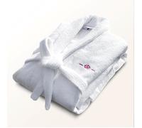 Peignoir - LE TEMPS D'UN BAIN - Taille S - 100% Coton 500g/m² - Doux, Absorbant, Unisexe - Blanc