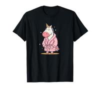 Peignoir Licorne Grincheux Rose T-Shirt