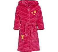 peignoir Muisfille polaire rouge/rose