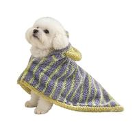 Peignoir Pour Chien Doudou Doux pour Chiot | Peignoir-Serviette de Bain Pour Parents Toiletteurs des Animaux Nage Pluie Promenade Dodo Soins Hiver
