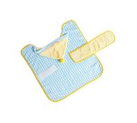 Peignoir pour Chien, Peignoir 2 en 1 Microfibre, Serviette pour Chien avec Élastique Ajustable, Sèche en Quelques Minutes, Idéal Après Le Bain Ou La Pluie