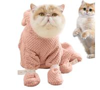 Peignoir pour chien - Serviette de bain en polaire corail à séchage rapide avec fermeture éclair | Peignoirs pour chats, costumes pour animaux de compagnie pour la famille, les amis, la maison