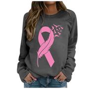 Peignoir pour femme Moelleux Sans Sweat à la mode pour femme pour le mois de sensibilisation au cancer du sein et style confortable, parfait pour les loisirs et l'utilisation quotidienne. Veste