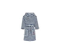 Playshoes – Peignoir polaire rayé pour garçons – Bleu (Marine/Weiß 171) – 86/92