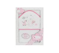 Peignoir Teddy Bear - Blanc/Rose