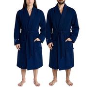 Peignoir unisexe PUMA 100% Coton, robe de chambre Bleu