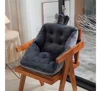PEIHUODAN Coussins de Siège pour Chaises de Salle à Manger Antidérapants avec Fixations Exactement ce Dont Vous Avez Besoin pour Votre Salon, Cuisine, Jardin, Bureau Coussins (Gris 9,40 * 40cm)