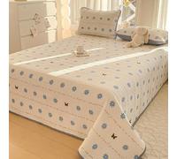 PEIHUODAN Couvre-lit Matelassé en Microfibre - Ultra-Doux, Couleur Unie Réversible, Matelassage Ultrasonique, Couverture Toutes Saisons pour Chambre Et Canapé (Pattern 3,200x230cm)