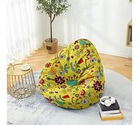PEIHUODAN Housse Pouf Pas de Remplissage, Patins à roulettes Hip-hop 3D Pouf Poire Enfant Gaming, Polyester, pour Game, Lecture des Garçons Filles Aods Hommes Femmes, 100x120 cm, Color 3