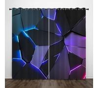 PEIHUODAN Rideaux Occultants Gaming pour Chambres Ado Garçon, Imprimés 3D Lavable en Machine, Idéal pour Les Enfants, Les Gamers, dans Leurs Chambres Et Salons (92x214cm (2 Panneaux),Couleur 6)