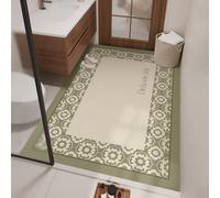 PEIHUODAN Tapis de Bain Antidérapant, Ultra-Absorbant et à Séchage Rapide, Géométrique Bohème Minimaliste Tapis Egouttoir Vaisselle pour Salles de Bain, Chambres, Balcons, 120x120 cm, Color 2