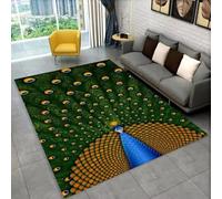 PEIHUODAN Tapis Décoratifs À Visuel 3D Cool, Tapis Décoratifs De Style Animalier pour Chambres D’Adolescents, D’Enfants, Carpet D’Ambiance Coloré pour Chambre De Fille Et Salon (Colour 3,80x160cm)