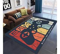 PEIHUODAN Tapis Salon Gamepad 3D Moderne Garçon Adolescent Tapis de Chambre Joystick de Console de Jeux Galaxie Tapis de Salon Cuisine Gamer Vidéo Game Rugs Mat (Multi,80 x 120 cm)