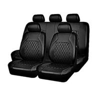 PEIIP Cuir Ensembles De Housses Siège Voiture pour Dacia Dokker/Duster/Duster Van/Jogger Extreme/Lodgy/Lodgy Stepway/Logan/Logan MCV Compatible avec Les Housses de siège de Voiture/Noir