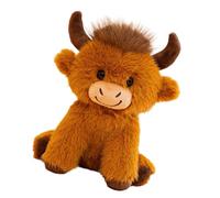 Peiiwdc Poupée en Peluche de Vache des Highlands en Coton PP, C | de de diplôme pour les diplômés et les étudiants, poupée en peluche en robe de docteur pour la