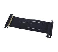 PEILINZE Câble d'extension PCIE X16 pour carte graphique PCIE4.0 X16 mâle vers 90 degrés 180 degrés femelle câble bi-inverse