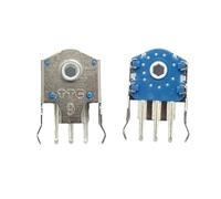 PEILINZE Encodeurs rotatifs argentés à molette de 8 mm, 9 mm, 10 mm, 11 mm pour souris PC, 76 millions de grilles