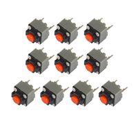PEILINZE Kailhs Silents Lot de 10 boutons silencieux pour souris 6 x 6 x 7,3 mm 6 x 6 x 7,3 mm