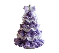 PEILINZE Kit de nœuds en crochet pour sapin de Noël - Décoration douce et sûre pour la famille - Décorations de vacances faciles à suspendre