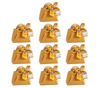 PEILINZE Lot de 10 étuis en cuir élégants pour bijoux