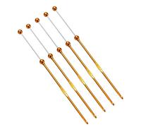 PEILINZE Lot de 5 aiguilles à crochet en métal faites à la main pour projets d'artisanat