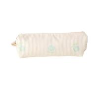 PEILINZE Trousse à crayons en velours côtelé avec fermeture éclair - Motif floral - Pour l'école et les étudiants