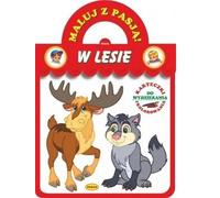 Peindre avec passion dans la forêt - Mariola Budek (Malbuch für Kinder auf Polnisch)