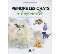 Peindre les chats à l'aquarelle - Collectif - Massin - broché - Beau livre