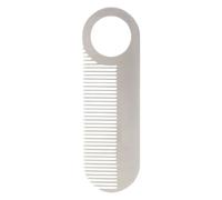 Peine De Barba De Metal, érable inoxidable 304 De Dientes Finos - Peine Para Bigote Y Barba,Peine Para El Cabello De Tocador, Peine De Viaje, Peine De Peinado Para Cabello Más Fino, Herramienta De A